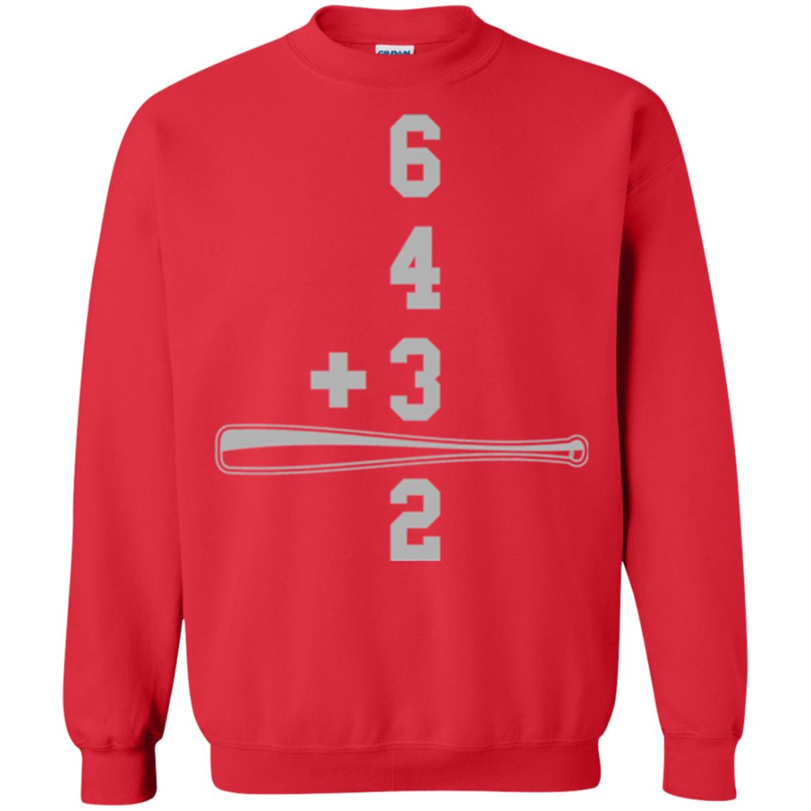 Baseball And Math Lovers T-shirt Red
