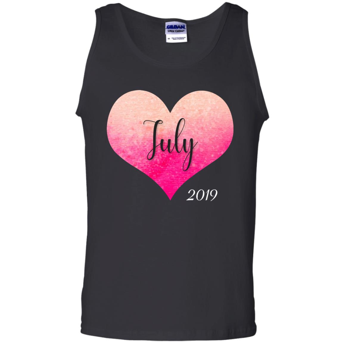 Pregnancy Reveal Announcement Party July 2019 Shirt Black