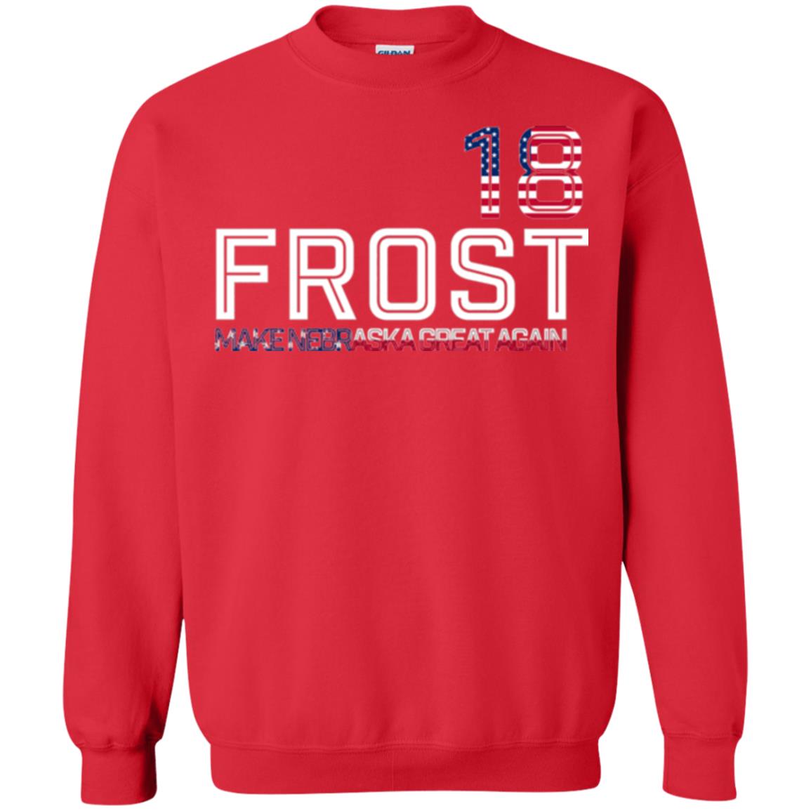 Frost 2018 T-shirt Make Nebraska Great Again Red