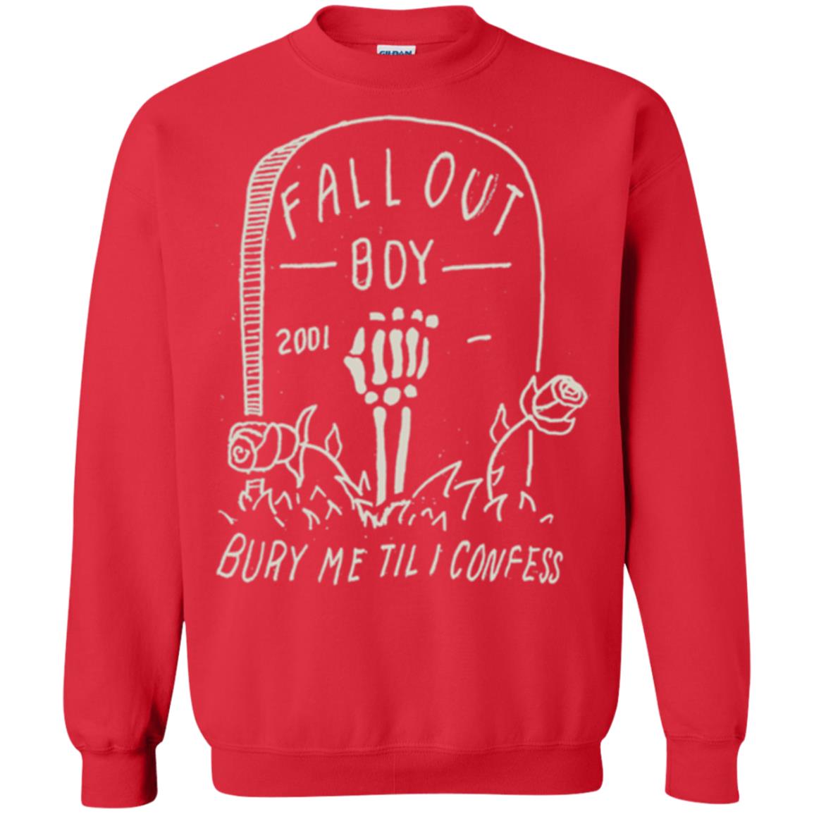 Fall Out Boy Bury Me Till I Confess T-shirt Red