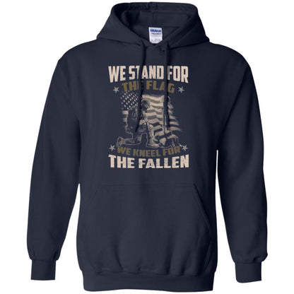 Veteran T-shirt We Stand For The Flag, We Kneel For The Fallen Navy