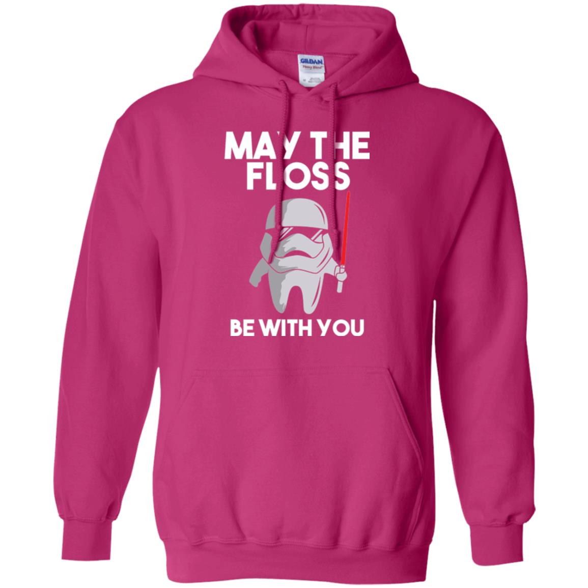 Dentist T-shirt May The Floss Be With You T-shirt Heliconia