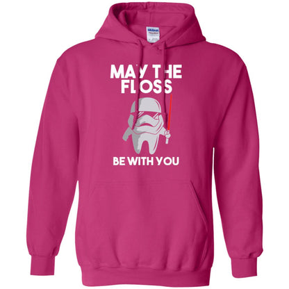 Dentist T-shirt May The Floss Be With You T-shirt Heliconia