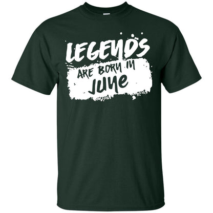 June Birthday Shirt Legends Are Born In June Forest