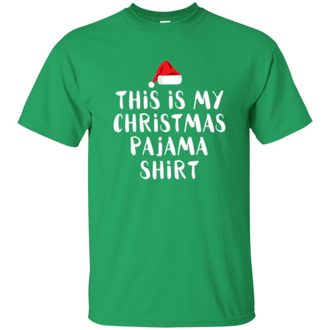 Christmas T-shirt This Is My Christmas Pajama Irish Green