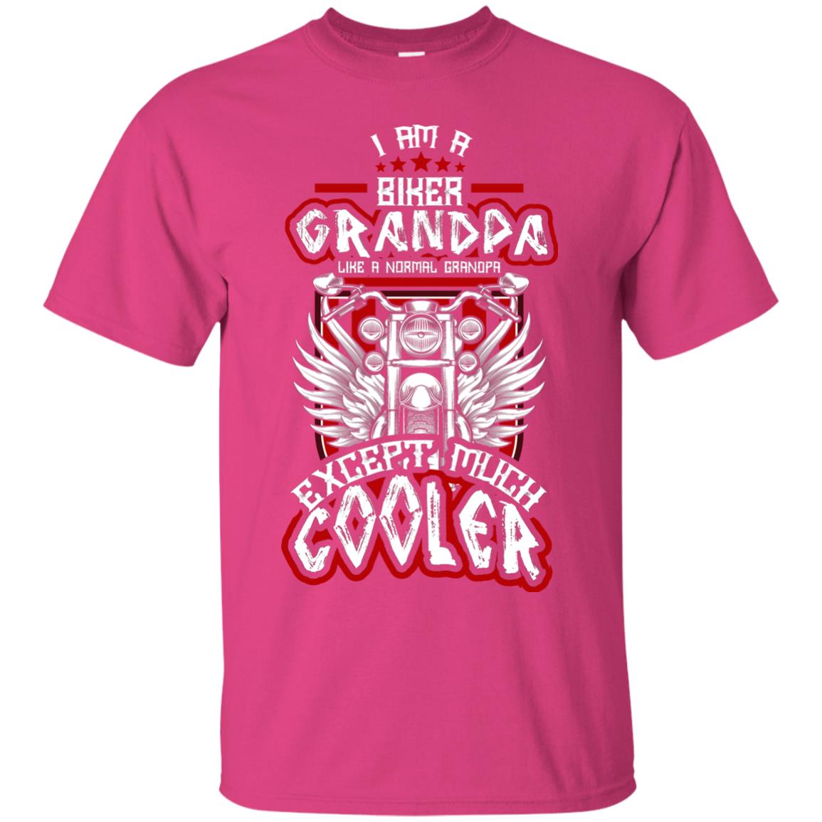 I Am A Biker Grandpa Like A Normal Grandpa Bike T-shirt For Papa Heliconia