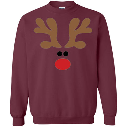Christmas T-shirt Reindeer Maroon