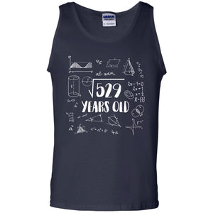 Square Root Of 529 23rd Birthday 23 Years Old Math T-shirtG220 Gildan 100% Cotton Tank Top