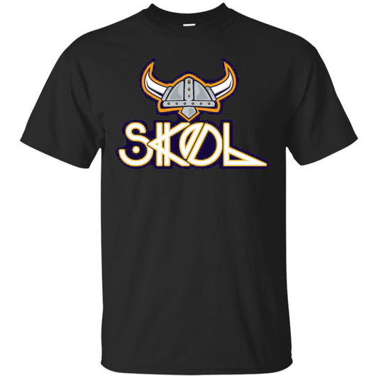 Skol Chant T-shirt With Nordic Helmet Black