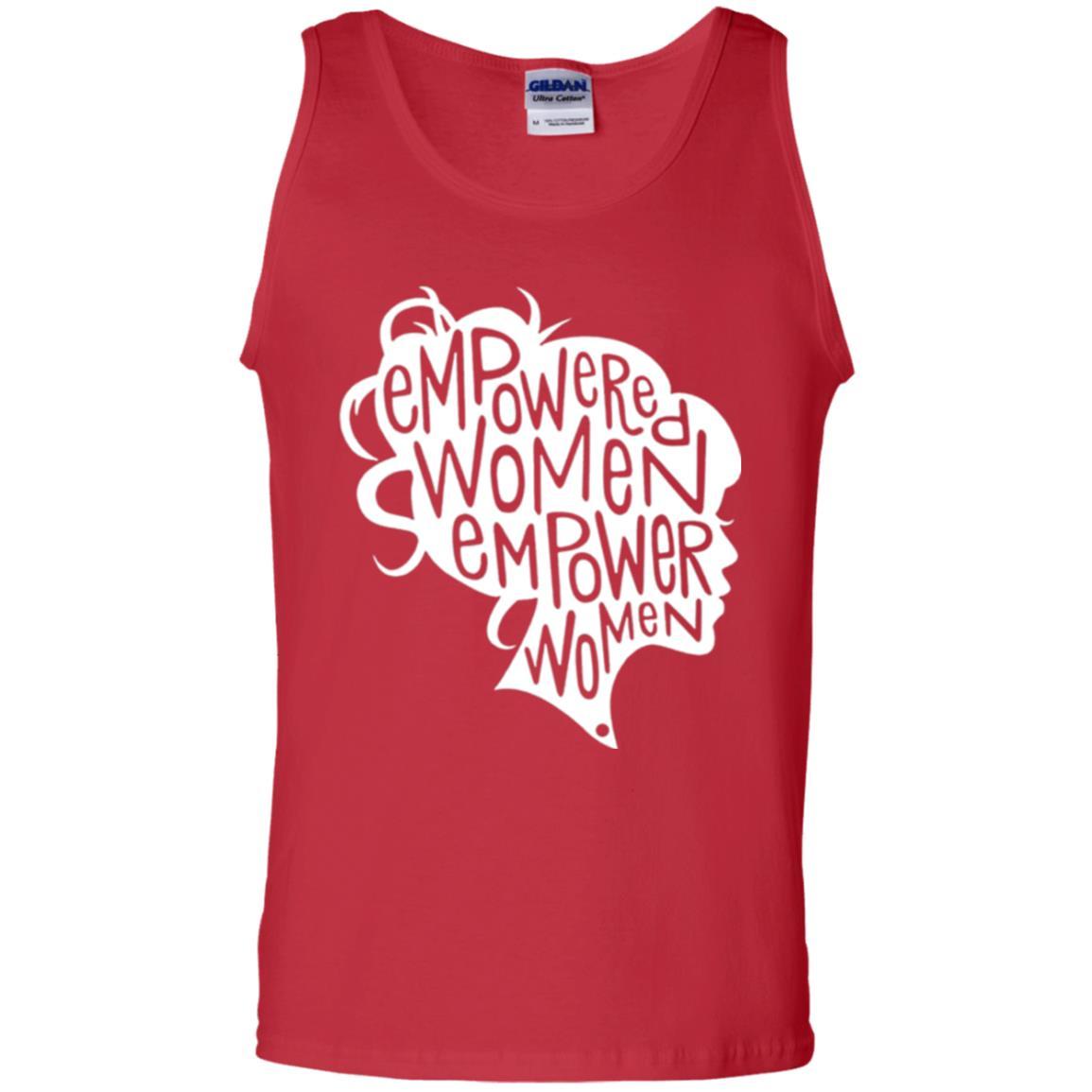 Feminist T-shirt Empowered Women Empower Woman Red
