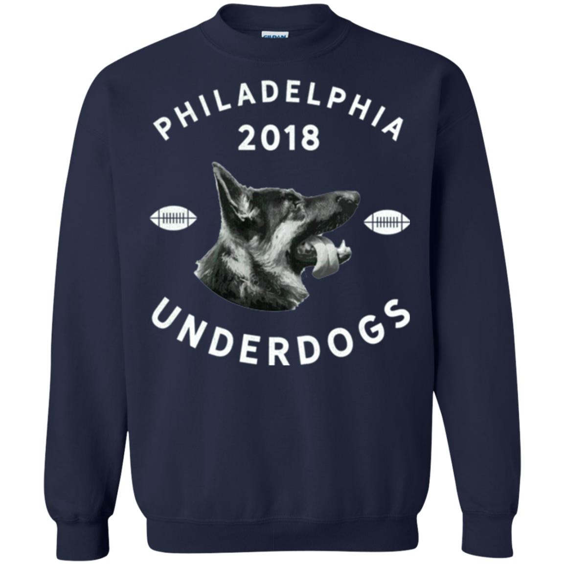 Dog Lover T-shirt Philly Philadelphia Underdogs 2018 Game Day Navy
