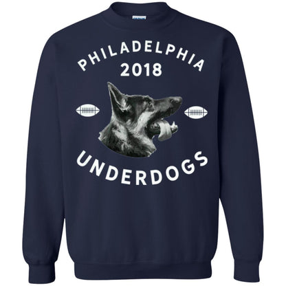 Dog Lover T-shirt Philly Philadelphia Underdogs 2018 Game Day Navy