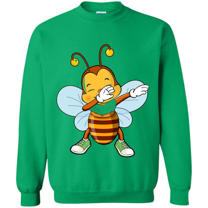 Dabbing Bee Dab Dancing Beekeeping Bee Lover T-shirt Irish Green