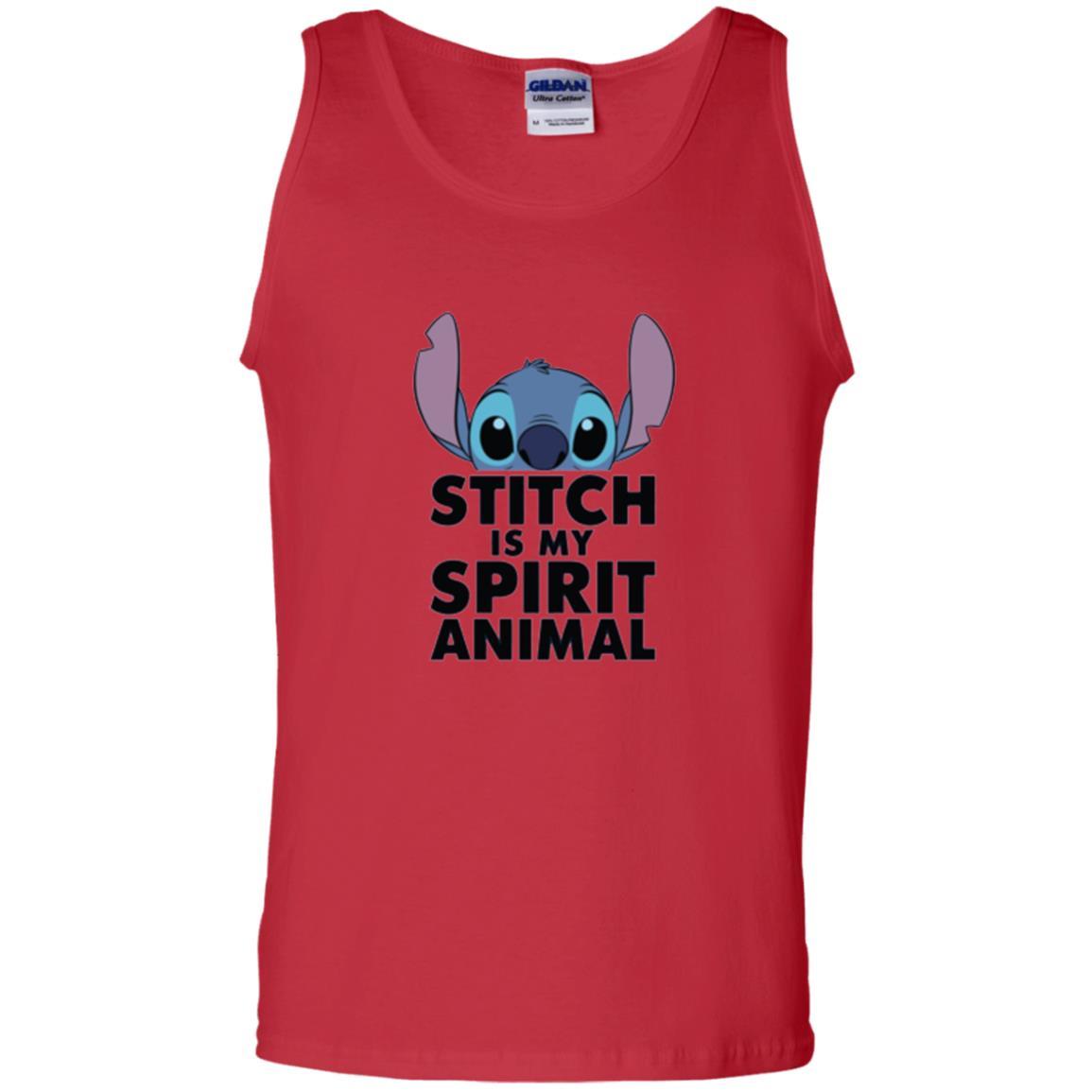 Disney Stitch Is My Spirit Animal T-shirt Red