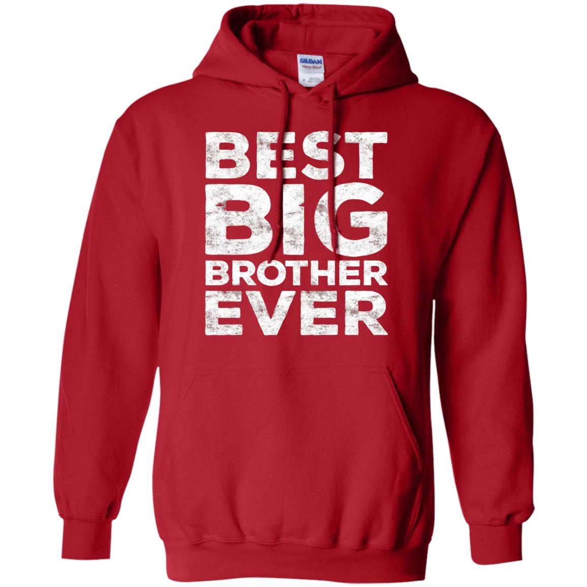 Best Big Brother Ever Family T-shirt Red