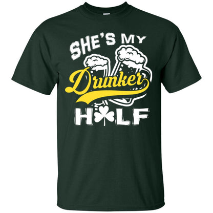 She's My Drunker Half Saint Patrick's Day T-shirt Forest