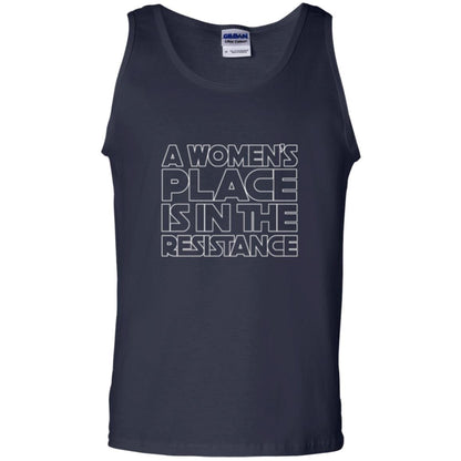 Women_s Resistance T-shirt A Women_s Place Is In The Resistance Navy