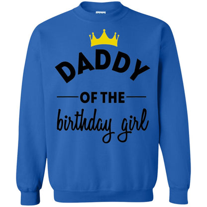 Daddy Of The Birthday Girl Party T-shirt Royal