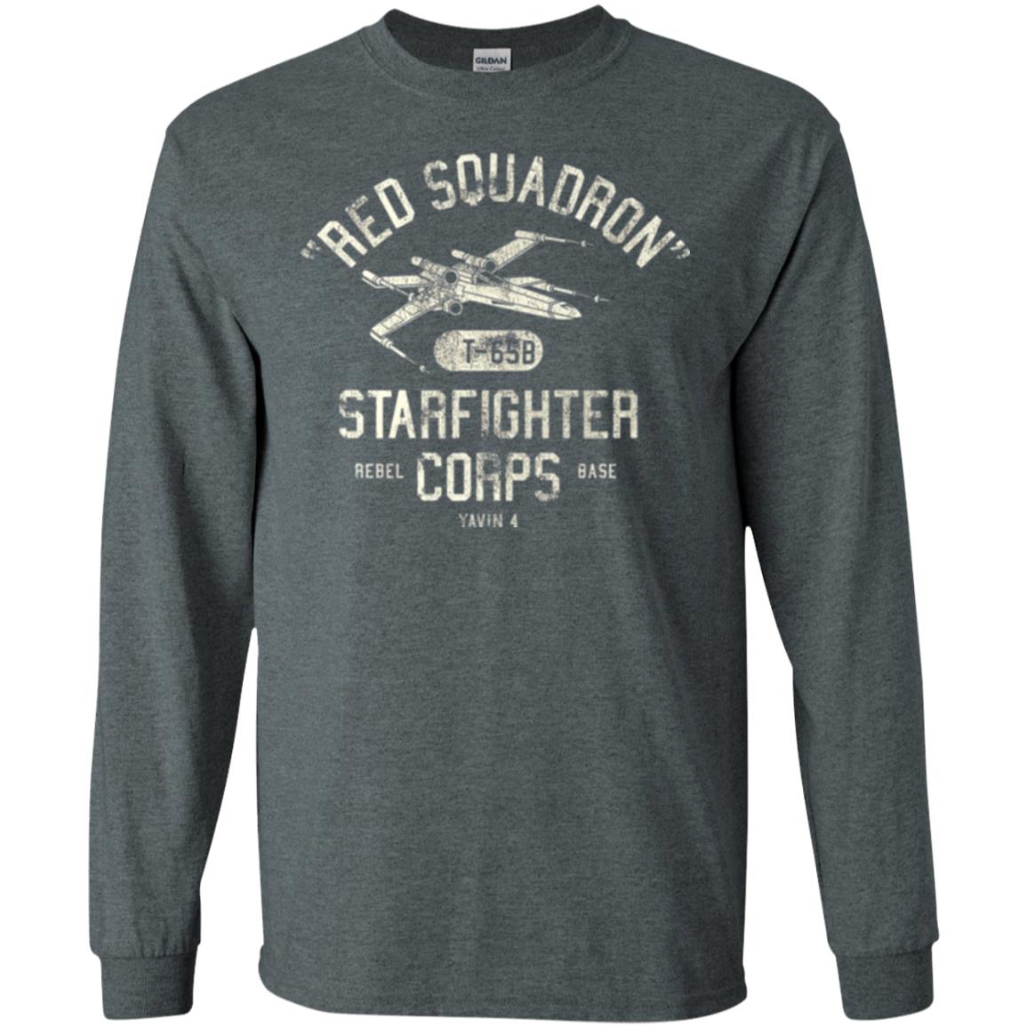 Movie T-shirt Red Squadron Starfighter Rebel Corps Base Dark Heather