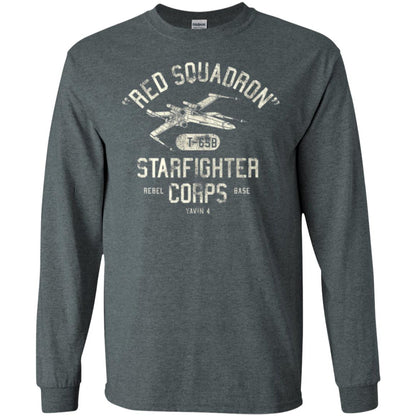 Movie T-shirt Red Squadron Starfighter Rebel Corps Base Dark Heather