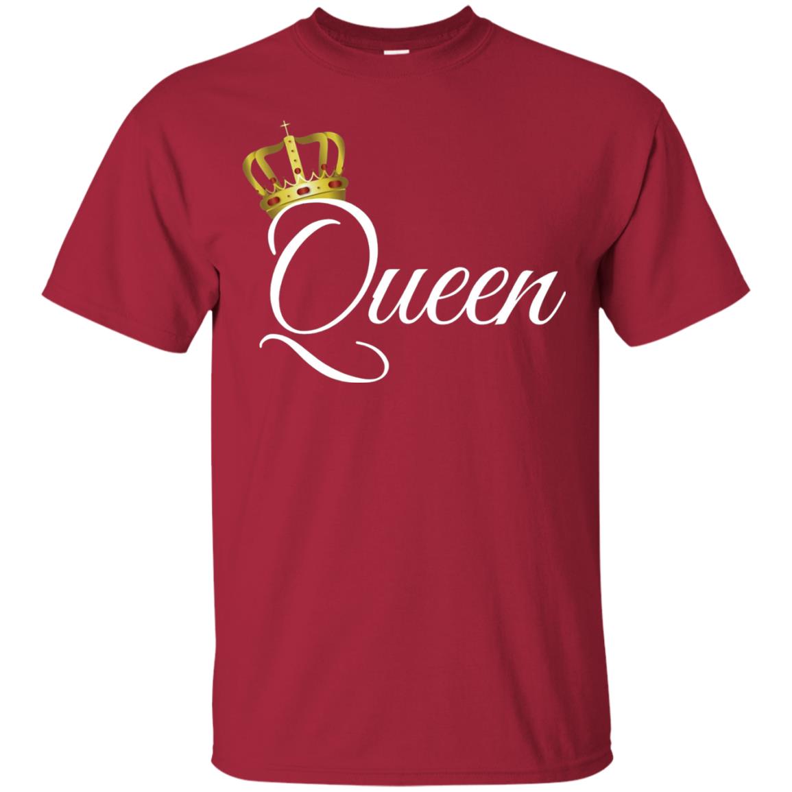 King And Queen T-shirt Matching Couple Outfits Cardinal