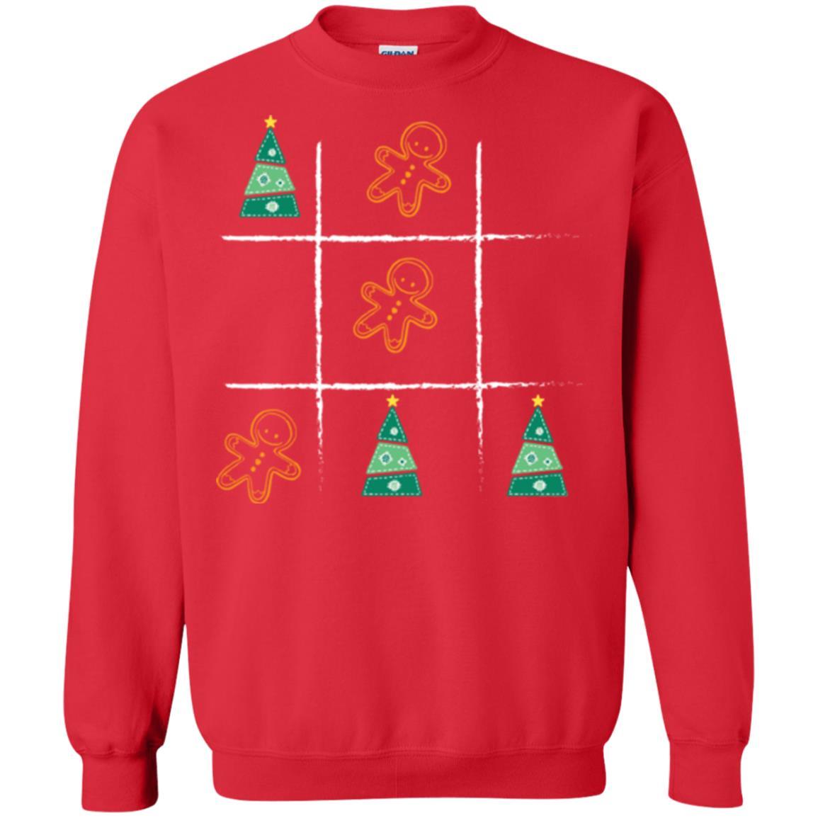 Christmas T-shirt Tic Tac Toe Board Game Red
