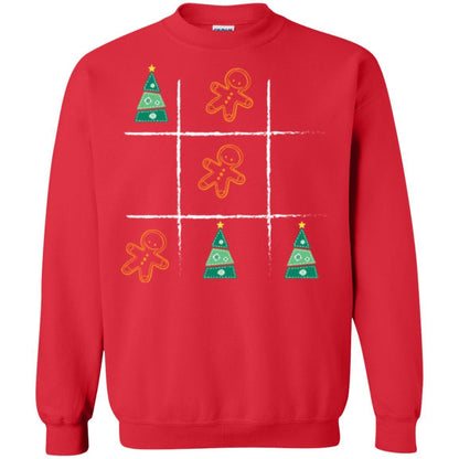 Christmas T-shirt Tic Tac Toe Board Game Red