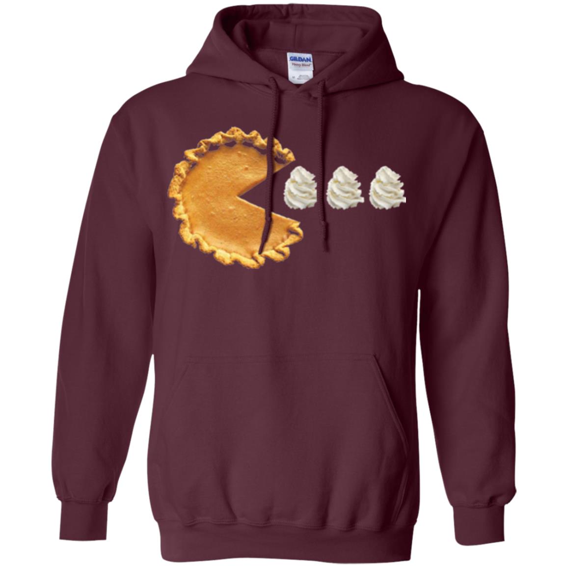 Pumpkin Pie Thanksgiving T-shirt Maroon