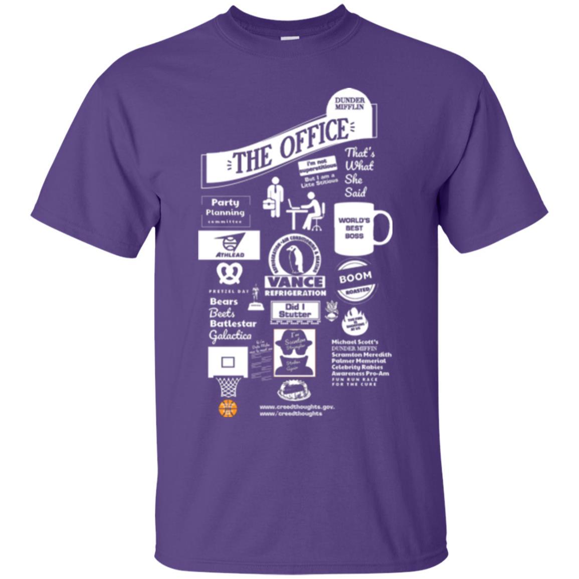 The Mashup Ofice T-shirt Purple