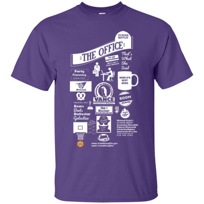 The Mashup Ofice T-shirt Purple