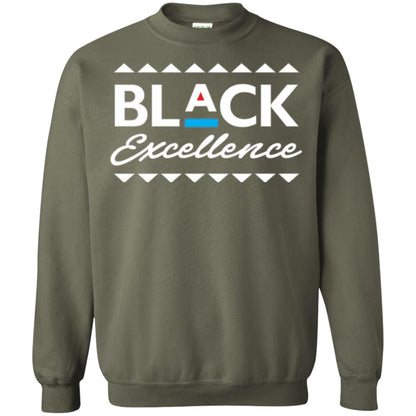Black Excellence T-shirt Celebrating Black Pride Military Green