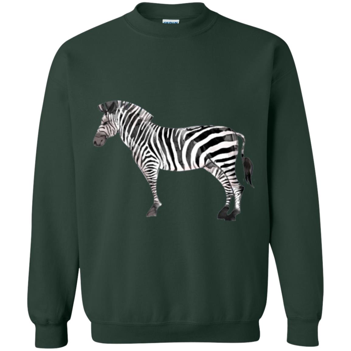 Awesome Zebra T-shirt Forest Green