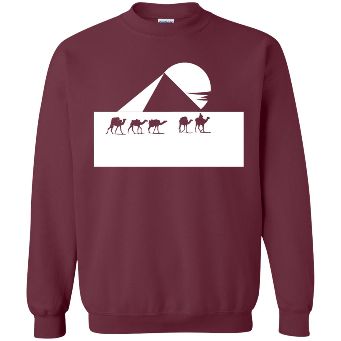 Egyptian Great Pyramid Of Giza T-shirt Maroon