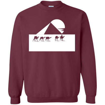 Egyptian Great Pyramid Of Giza T-shirt Maroon