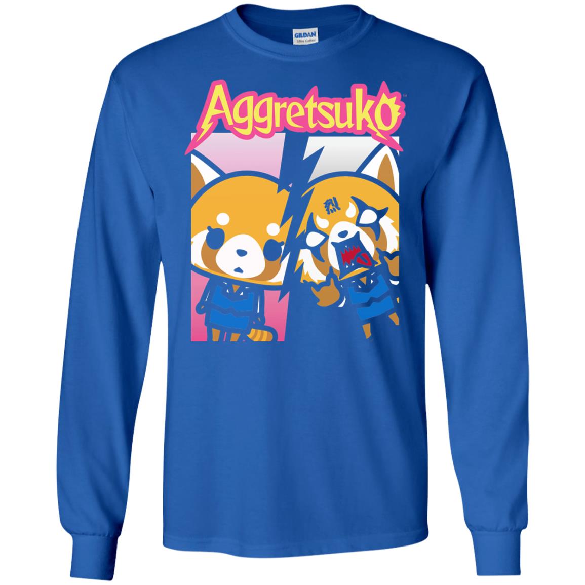 Aggretsuko Split Personality T-shirt Royal
