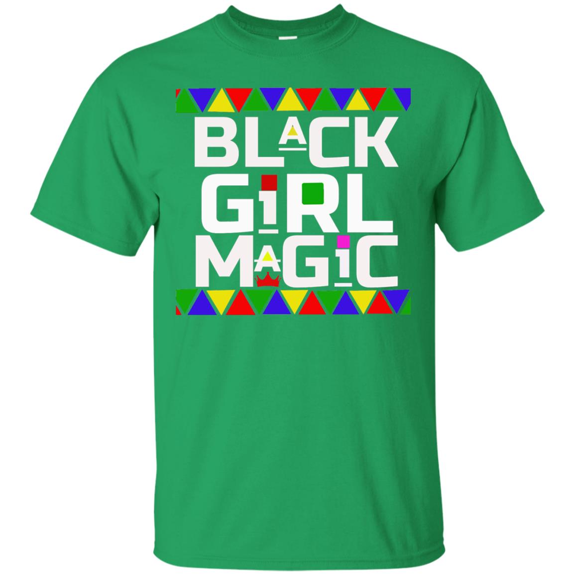 Black Girl Magic Black History African Pride T-shirt Irish Green
