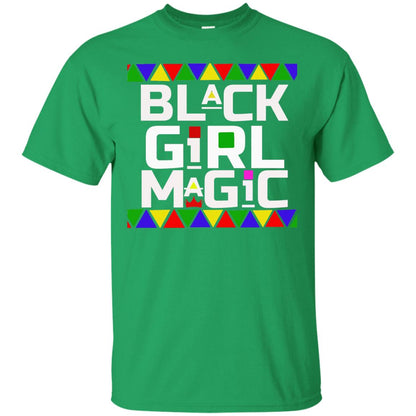 Black Girl Magic Black History African Pride T-shirt Irish Green