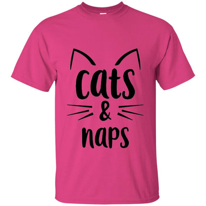 Cats And Naps Lovers T-shirt Heliconia