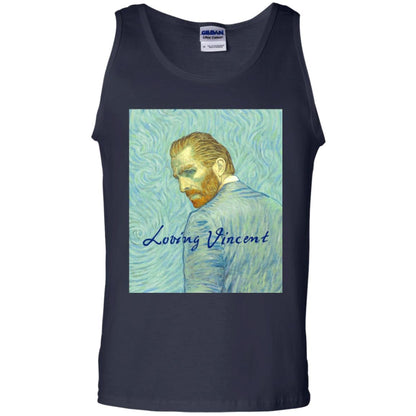 Movie Poster T-shirt Loving Vincent Navy