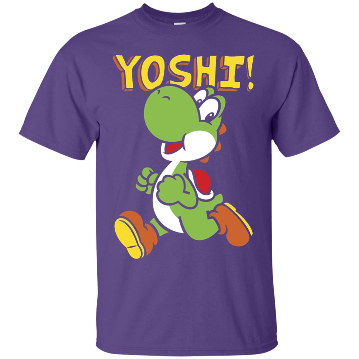 Nintendo Super Mario Yoshi Intro Jump Graphic T-shirt Purple