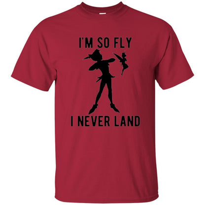 Film T-shirt Tinker Bell I'm So Fly I Never Land Cardinal