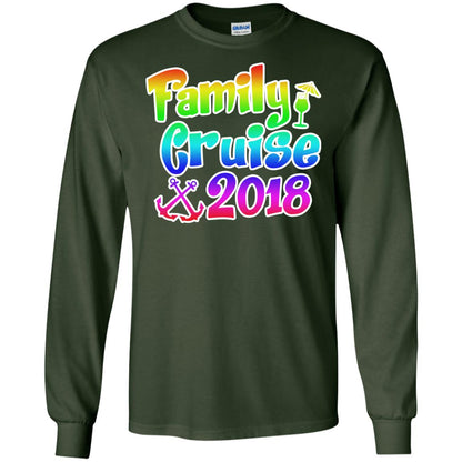 Family T-shirt Cruise 2018 Forest Green