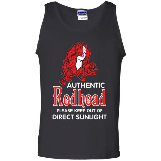 Authentic Redhead Please Keep Out Of Direct Sunlight Cool Redhead Gift Shirt For Girls Black