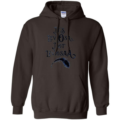 Feather Dirty Black T-shirt It_s Leviosa Not Leviosaa Dark Chocolate