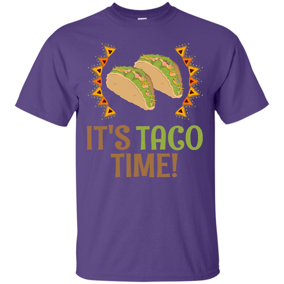 It's Taco Time T-shirt Purple