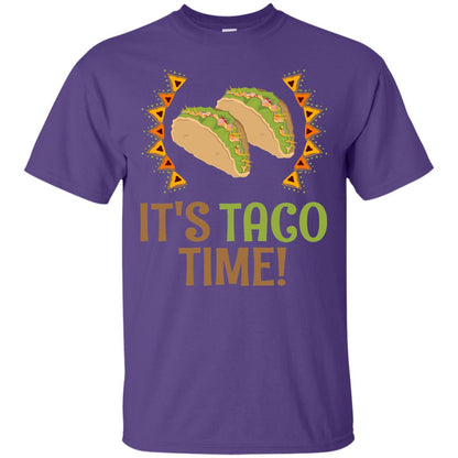 It's Taco Time T-shirt Purple