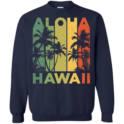 Vintage Hawaiian Islands T-Shirt Navy