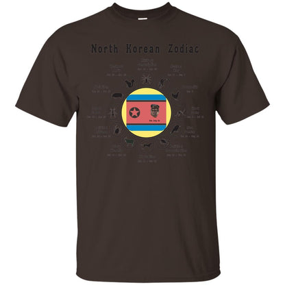 North Korean Zodiac Shirt Kim Jong Un Satirical Dark Chocolate