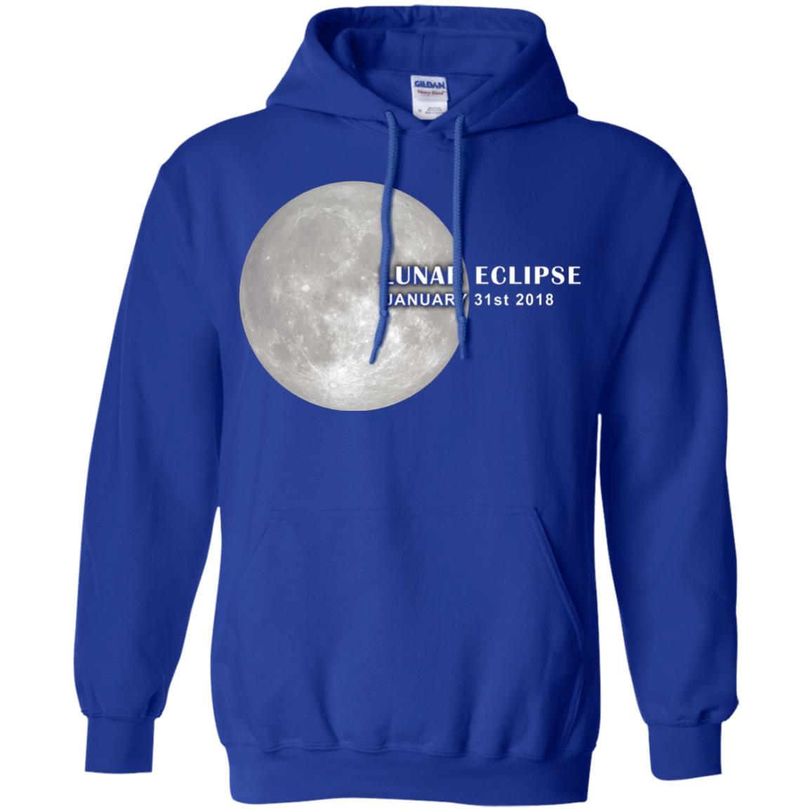 Eclipse January 31st 2018 Total Lunar Eclipse Shirts Royal