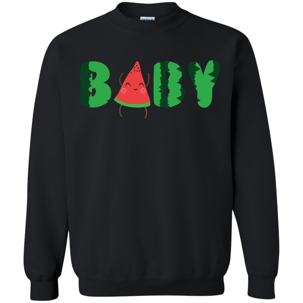 Baby Watermelon Funny Summer Melon Fruit Shirt For Baby Kids Black